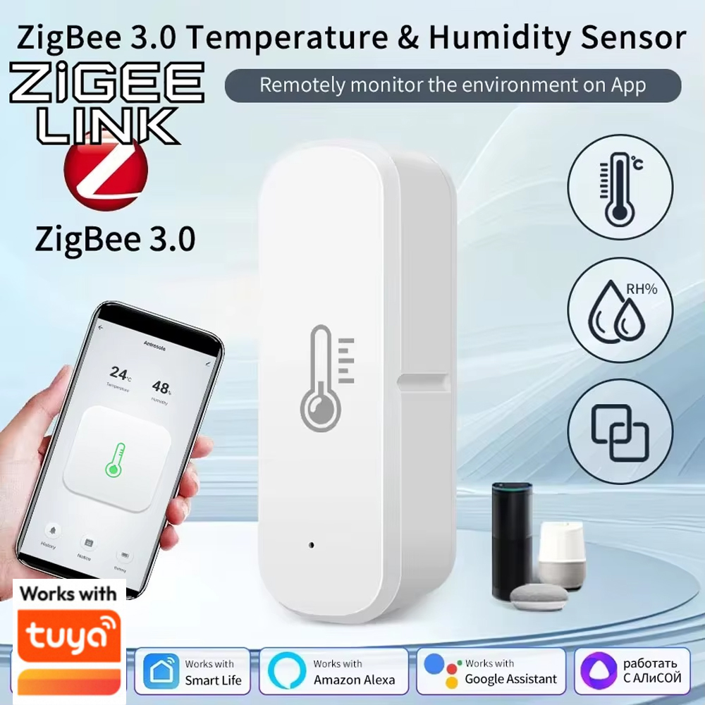 Smart Zigbee 3.0 Temperature H - огляд і ціна Digital Hygrometer Probe