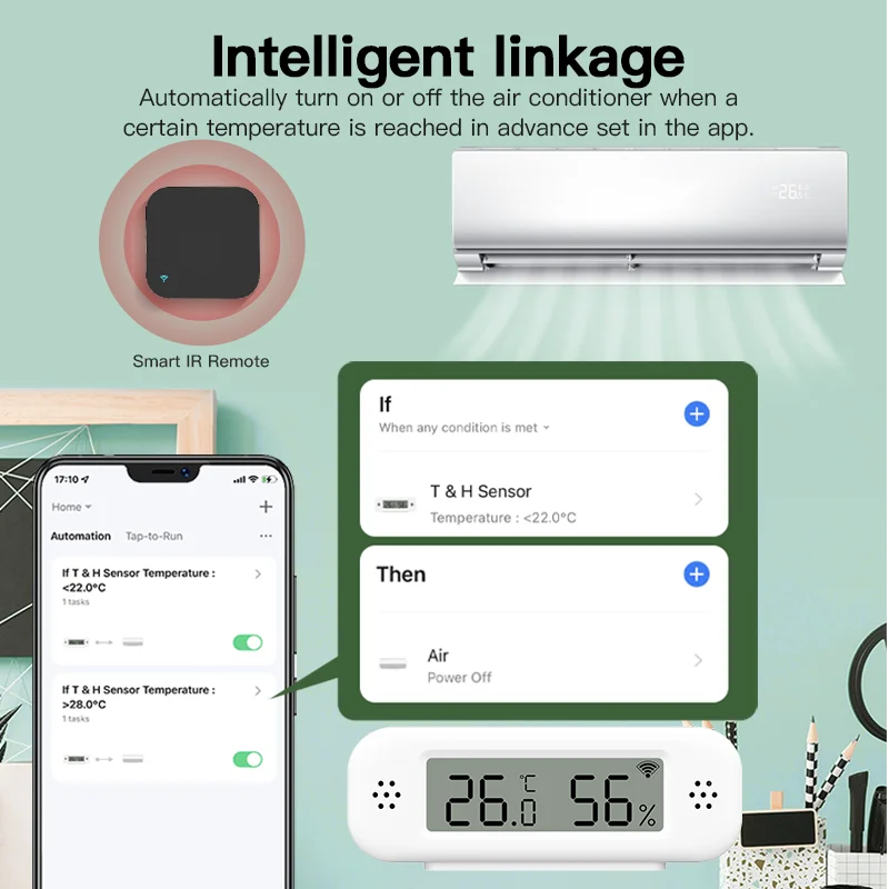 Tuya Zigbee 3.0 Mini Temperatu - огляд і ціна Digital Hygrometer Probe