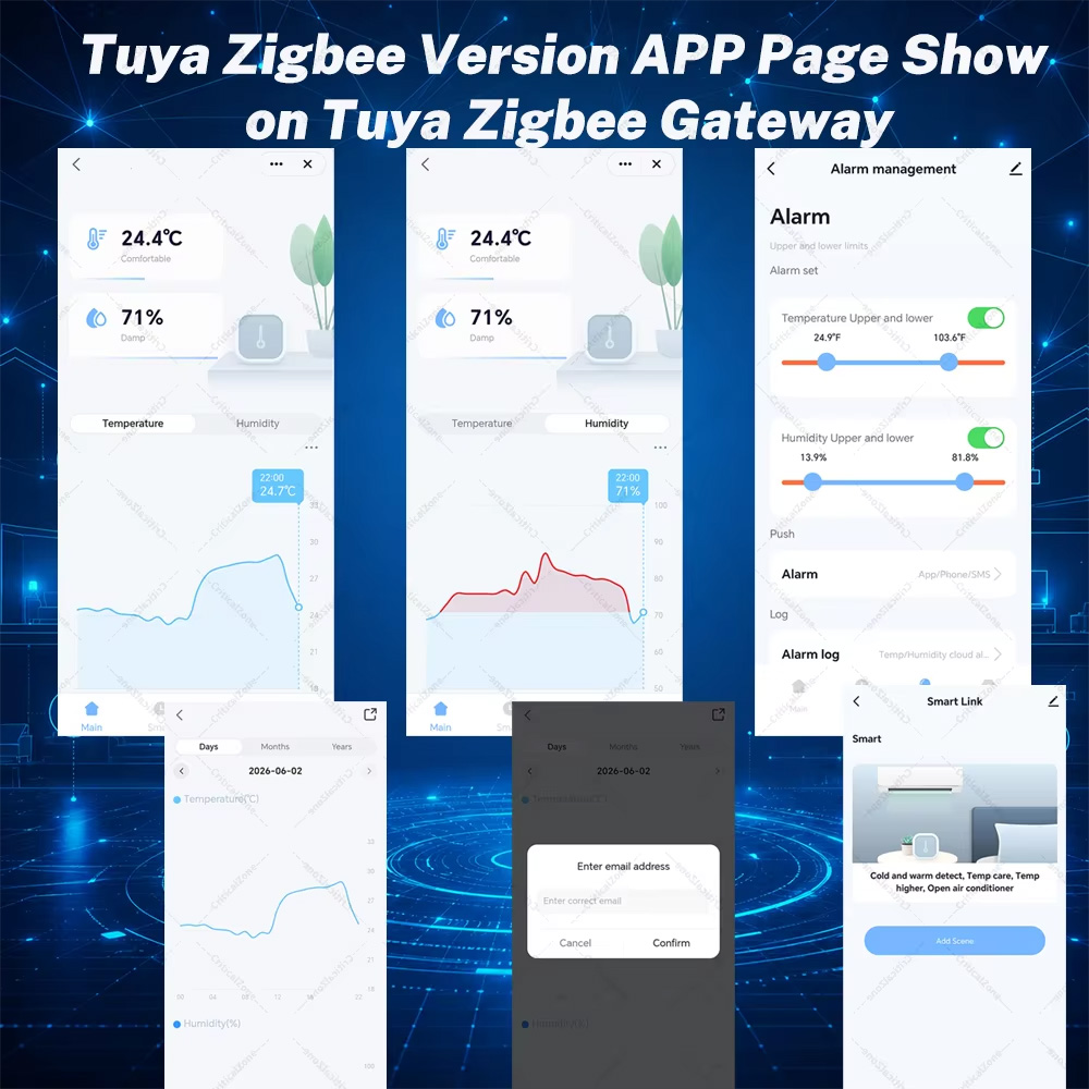 Zigbee Temperature Humidity Se - огляд і ціна Digital Hygrometer Probe