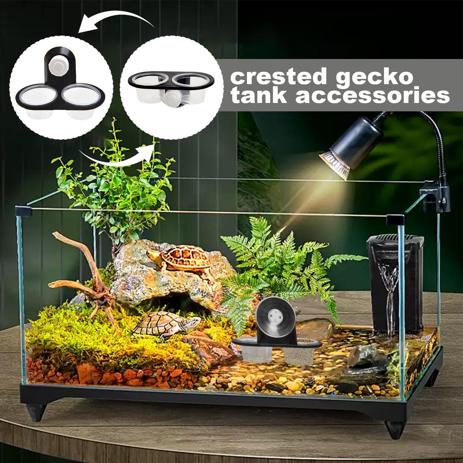 Gecko Feeder Ledge with Detach - огляд і ціна Water Dish Reptile